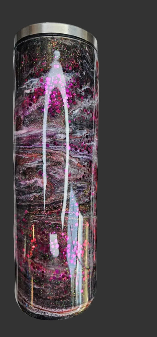 Midnight Blush 30 oz. handled tumbler