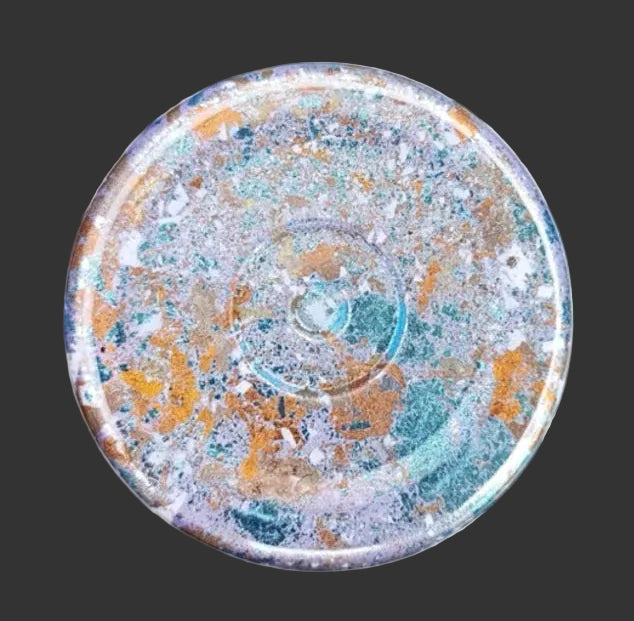 Foiled Feathered Floral 30 oz. tumbler