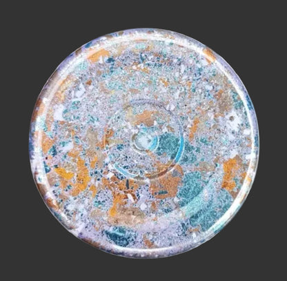 Foiled Feathered Floral 30 oz. tumbler