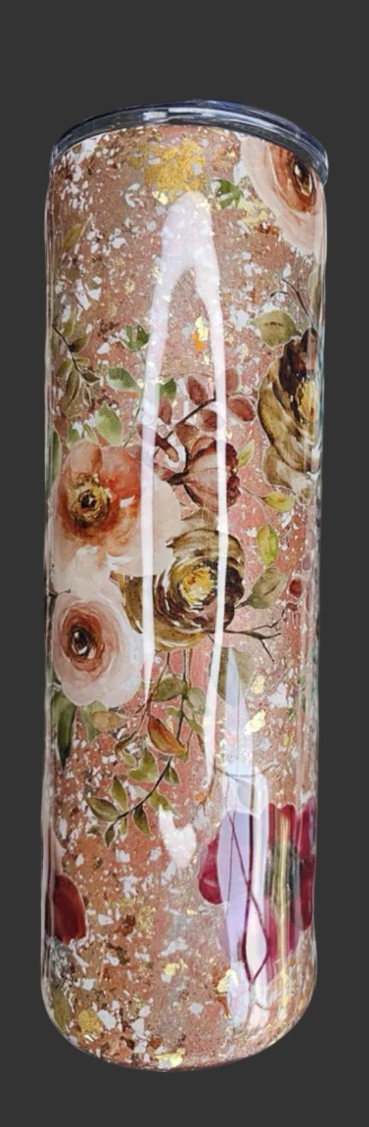 Floral Horses 30 oz tumbler