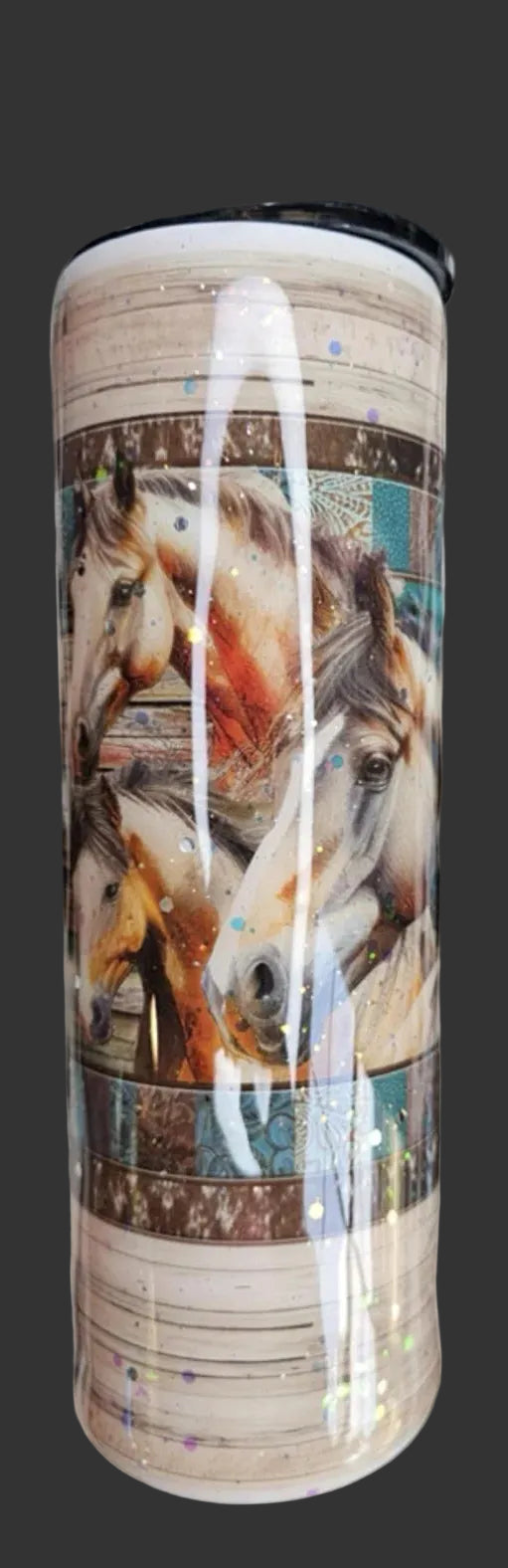 Horse with Barnwood 30 oz. tumbler