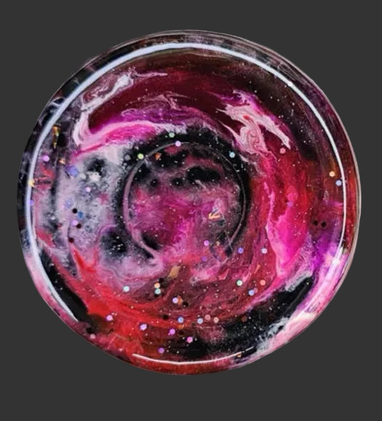 Pink Ink Glitter 30 oz tumbler