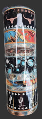 Western Foil Striped 30 oz. tumbler