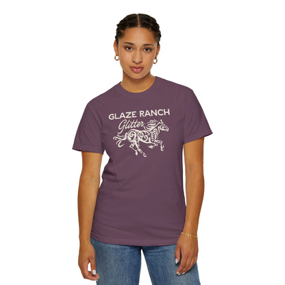 Glaze Ranch Glitter Garment-Dyed Unisex T-shirt