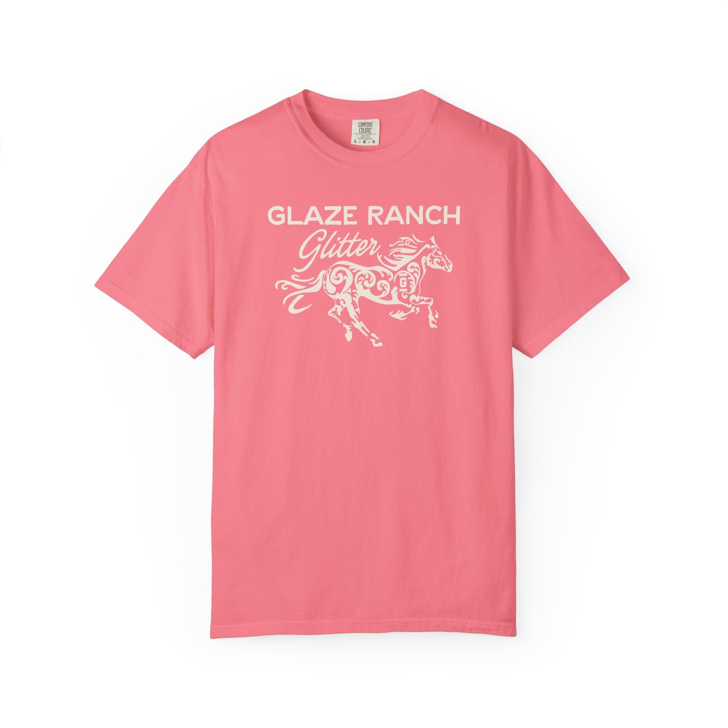 Glaze Ranch Glitter Garment-Dyed Unisex T-shirt
