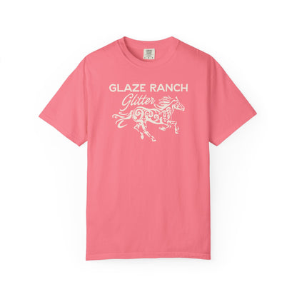 Glaze Ranch Glitter Garment-Dyed Unisex T-shirt