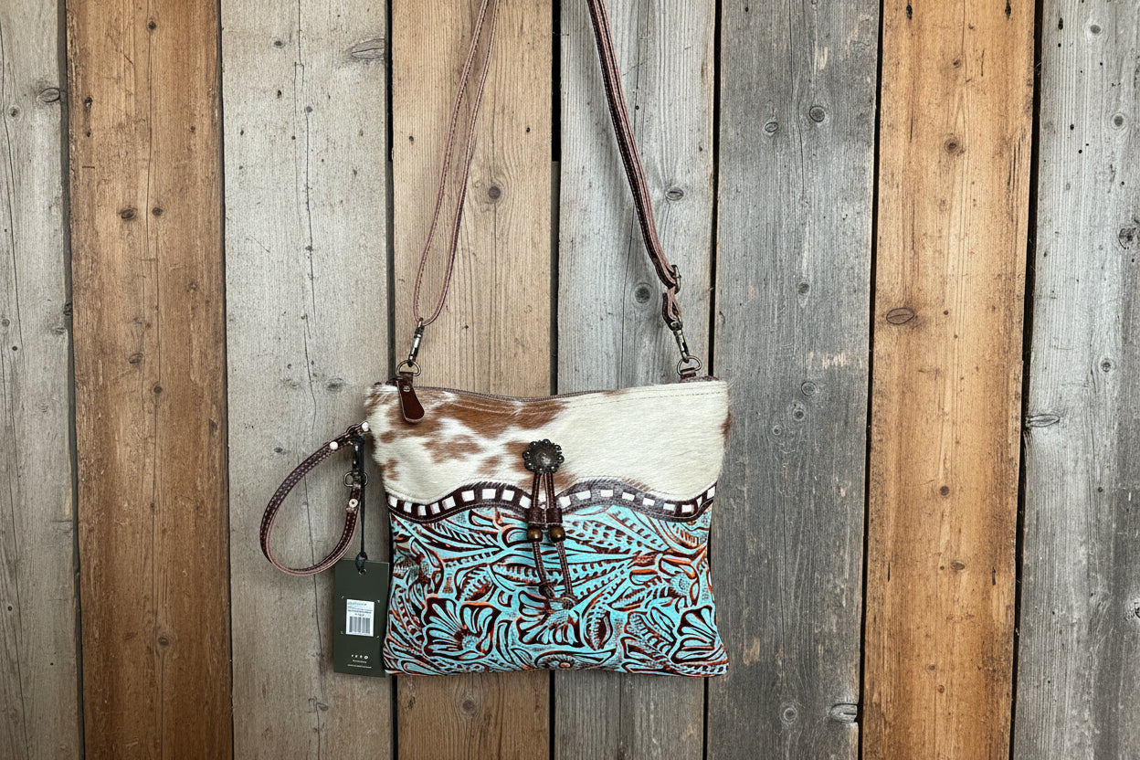 Genevive Blue Isle Small Crossbody Bag