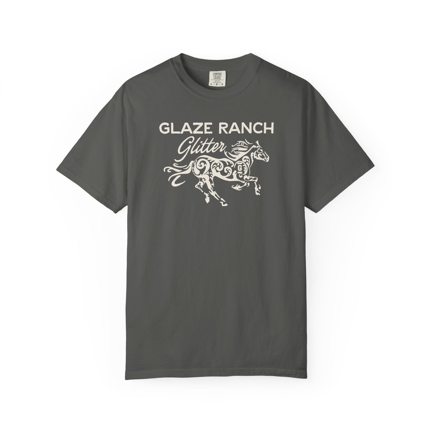 Glaze Ranch Glitter Garment-Dyed Unisex T-shirt