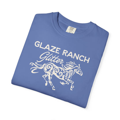 Glaze Ranch Glitter Garment-Dyed Unisex T-shirt