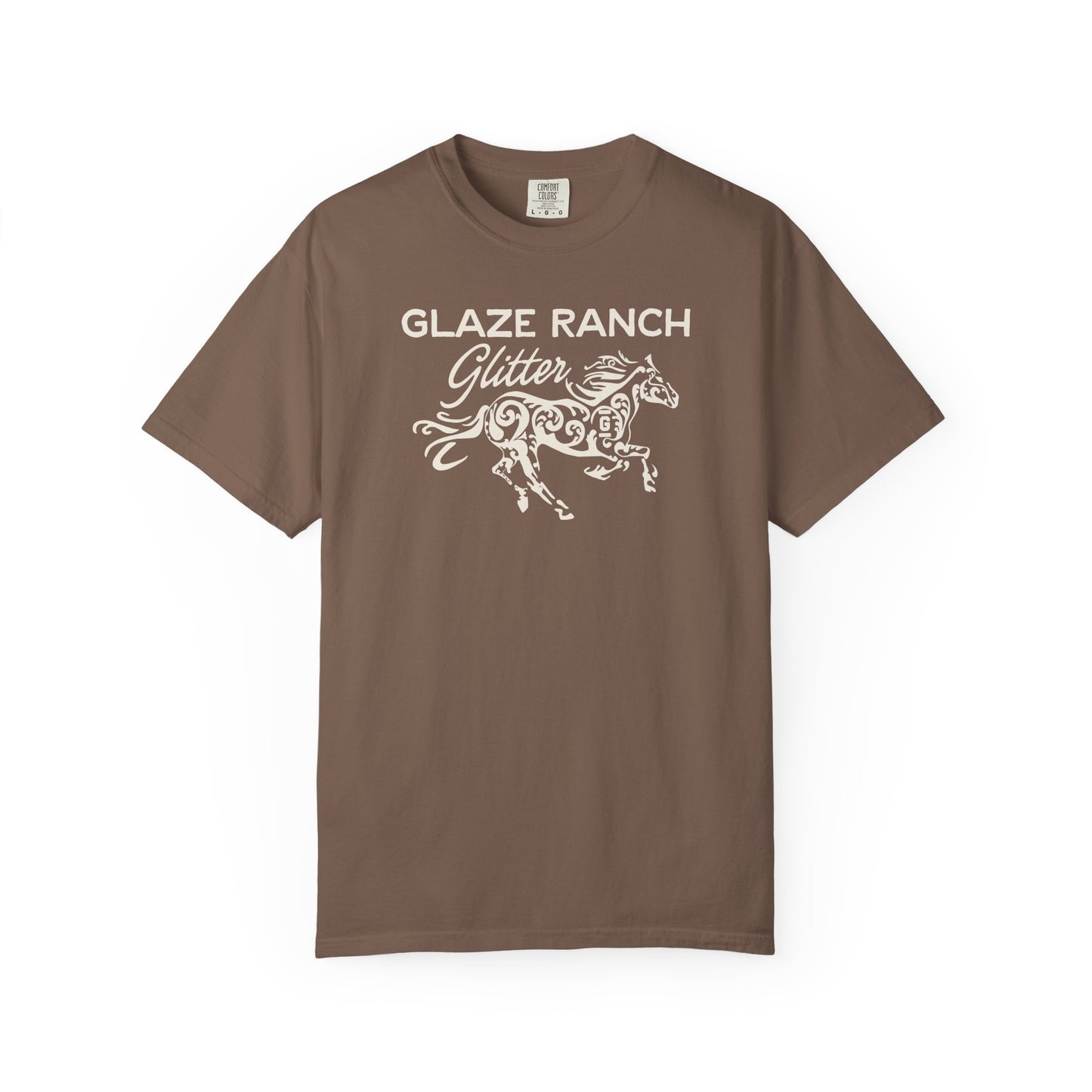 Glaze Ranch Glitter Garment-Dyed Unisex T-shirt