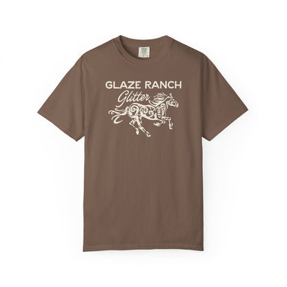 Glaze Ranch Glitter Garment-Dyed Unisex T-shirt