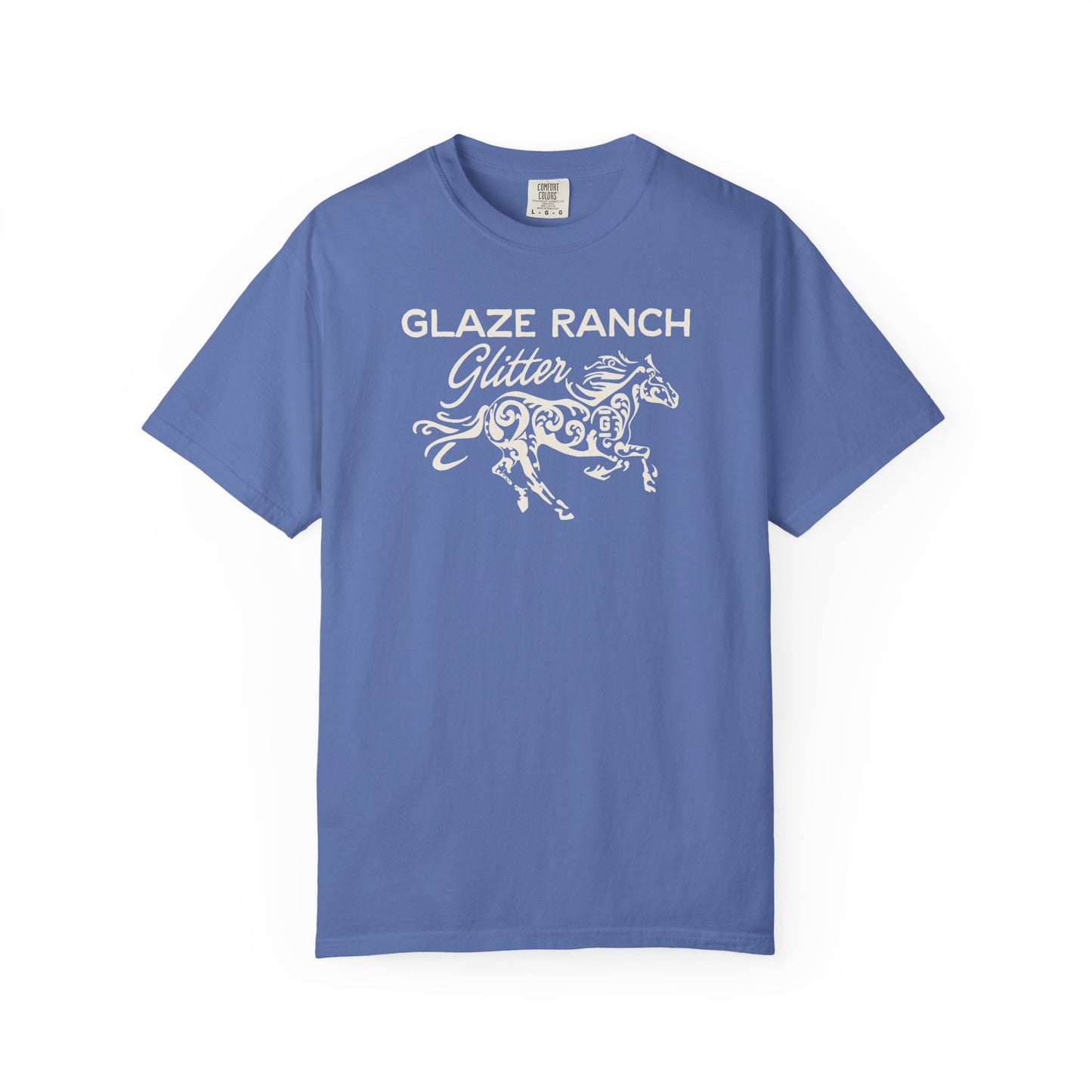 Glaze Ranch Glitter Garment-Dyed Unisex T-shirt