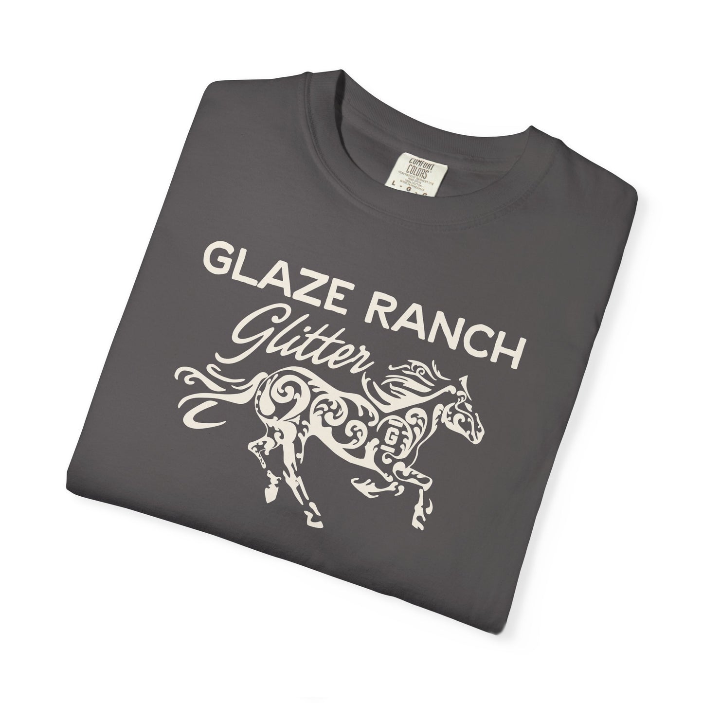 Glaze Ranch Glitter Garment-Dyed Unisex T-shirt