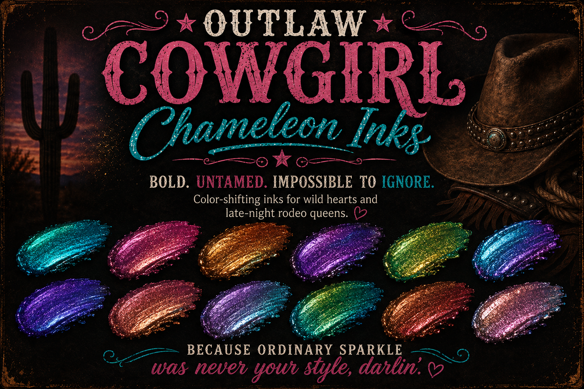 Outlaw Cowgirl Chameleon Inks