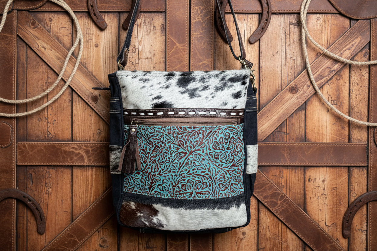 Vivian Forest Sky Shoulder Bag