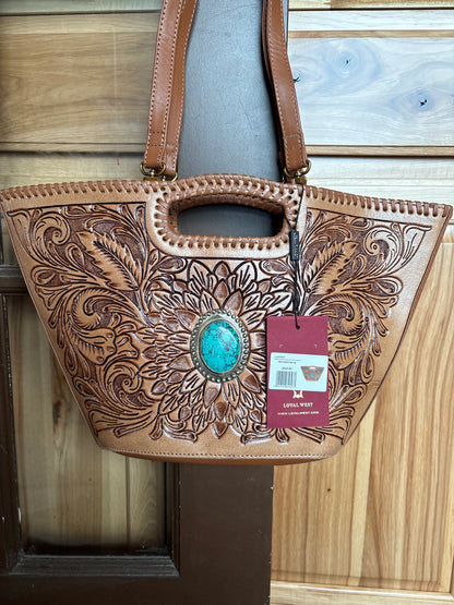 Lauren Loyal West Desert Marigold Bucket Bag