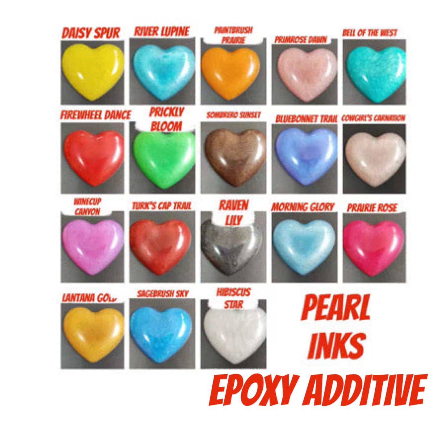 Pearl Glaze Epoxy Additive Inks