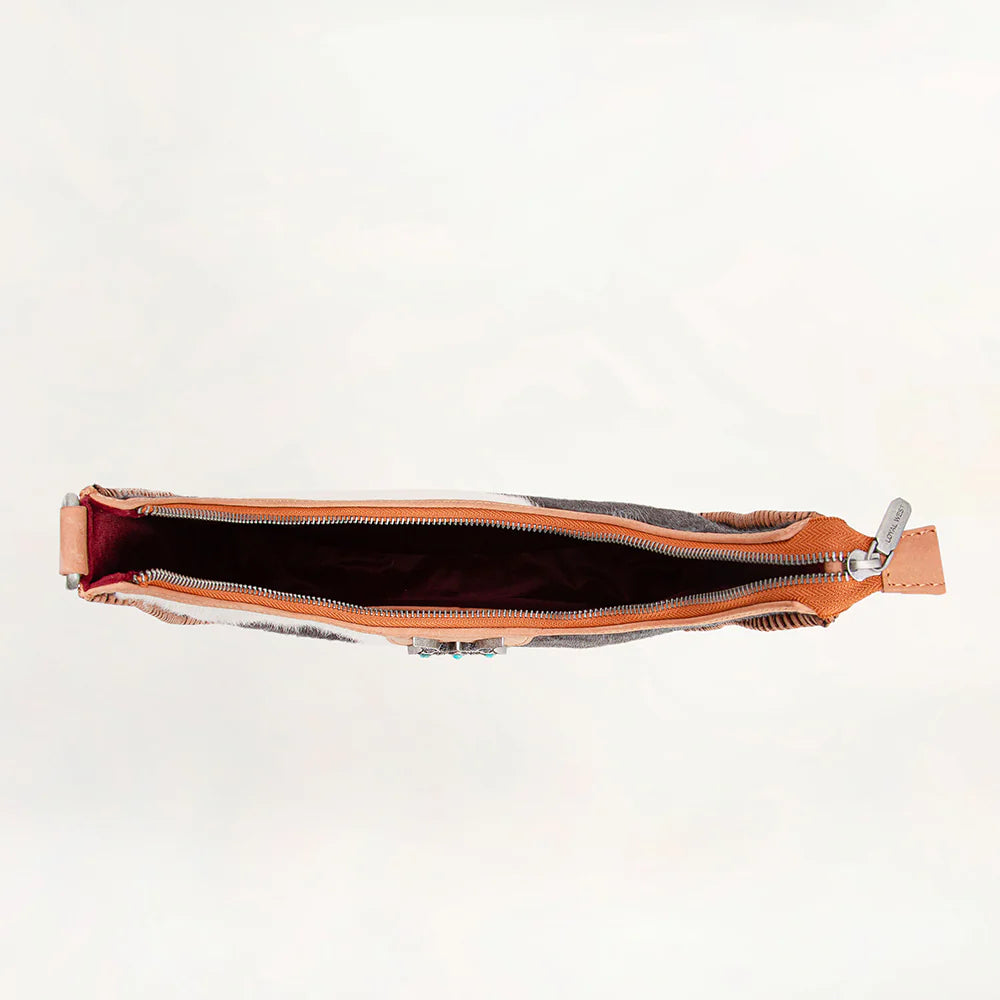 Loyal West Desert Desire Large Bag-in Handtooled Leather and Calfskin