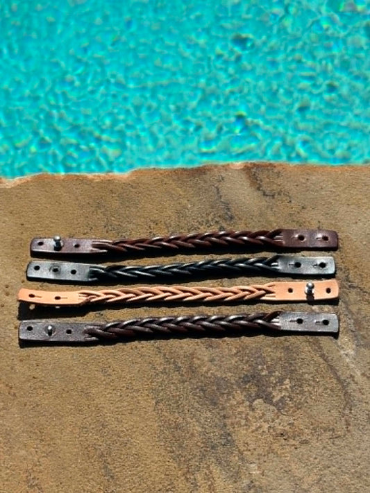 Pranee Braided Leather Bracelet